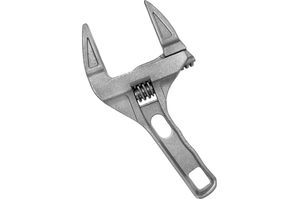 Разводной сантехнический ключ vertextools 200мм, увеличенный диапазон раскрытия, 16-68мм 2220-200-68