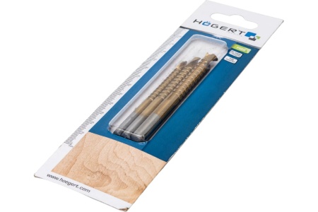 Набор сверл фрезерных (3 шт; 5/6/8 мм) HOEGERT TECHNIK HT6D336