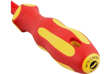 Шлицевая отвертка NORGAU VDE 3,5x100мм Slim N172, 067063135