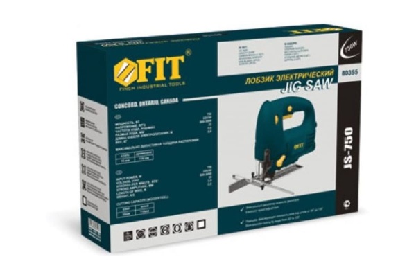 Электрический лобзик FIT JS-750 80355