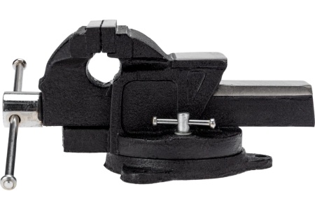 Тиски KRANZ слесарные 100мм, поворотные, с наковальней KR-12-5101