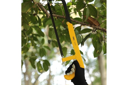 Ножовка по металлу DELI DL6008 раздвижная трехразмерная 460мм (размер полотен 200/250/300мм, биметаллическое полотно) 123654