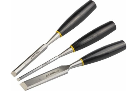 Набор стамесок Stayer Max-Cut с пластмассовой рукояткой, 3шт 1820-H3_z01
