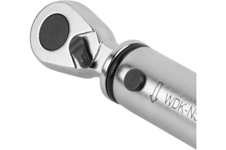 Динамометрический ключ WIEDERKRAFT 5-25 Нм, реверсивная трещотка с квадратом 1/4 WDK-NS05025