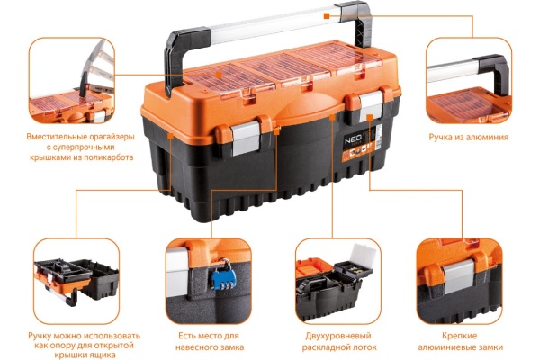 Ящик для инструмента 18" NEO Tools 84-102