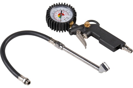 Грузовой пистолет для накачки шин с манометром Airline 12BAR ATBU004
