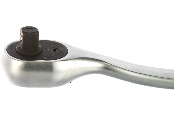 Реверсивная усиленная изогнутая трещотка с резиновой ручкой 3/8 ROCKFORCE RF-802322