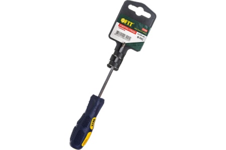 Крестовая отвертка Профи 5х100мм РН1 FIT HQ 55506 Крестовая отвертка Профи 5х100мм РН1 FIT HQ 55506