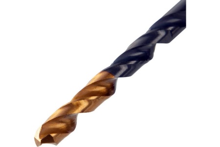 Сверло по металлу Golden Tip 4.5 мм, HSS-Tin, 10 шт, DIN 338 Denzel 717211