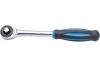 Трещотка HOEGERT TECHNIK 1/2, 72T, сталь CrMo, с крутящейся ручкой HT1R372
