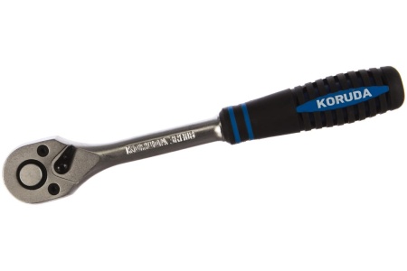 Трещотка KORUDA KR-3RH08 3/8" 36-зубцовая, резиновая ручка 1/0 KR-3RH08