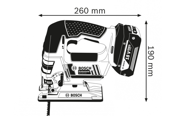 Аккумуляторный лобзик BOSCH GST 18 V-LI B 0615990M43