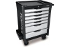 Инструментальная тележка с набором инструментов TOPTUL 7 ящиков, 213 предметов GE-21351
