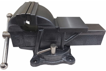Слесарные тиски GRIFF 150 мм, серия PRO, поворотные, стальные, с наковальней 17кг g164030