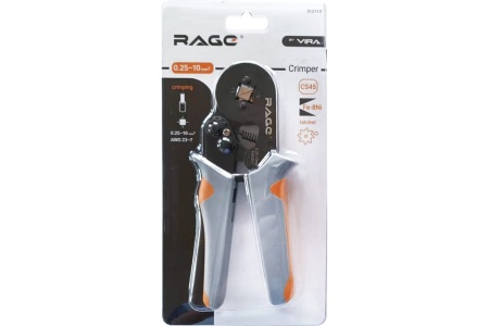 Пресс-клещи VIRA квадратные, для обжима наконечников до 10 мм2 rage by 312113