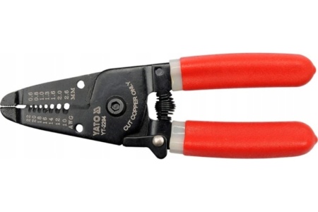 Клещи для зачистки проводов YATO с кусачками, 165мм YT-2294