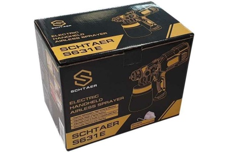Электрический окрасочной пистолет SCHTAER 220V/50Hz, 550W, сопло 1.8 S631E-18