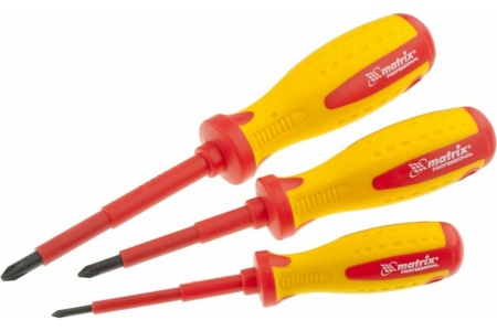 Набор диэлектрических отверток до 1000В, MATRIX PROFESSIONAL 13355