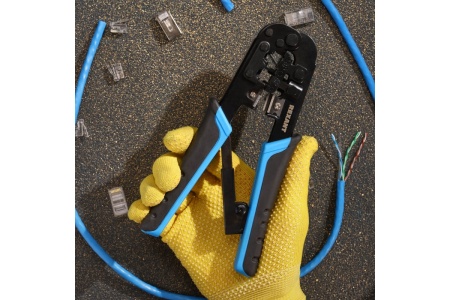 Кримпер REXANT HT-568R для обжима 8P8C, 6P6C 12-3432-1