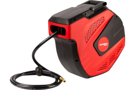 Шланг пневматический армированный PVC на катушке (15+1 м; 1/4; 20 бар) WIEDERKRAFT WDK-85250