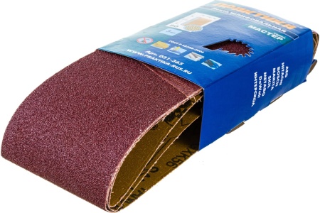 Лента шлифовальная (3 шт; 100х610 мм; P80) ПРАКТИКА 031-365