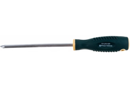 Крестовая магнитная отвертка ROCKFORCE Profi S2 PH2.0x150мм RF-70120150 Крестовая магнитная отвертка ROCKFORCE Profi S2 PH2.0x150мм RF-70120150