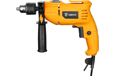 Ударная сетевая дрель DEKO DKID600W + набор инструментов 92 предмета 063-4157