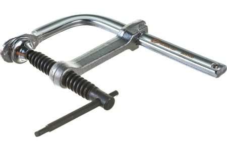 F-образная кованая струбцина 80х100мм КОБАЛЬТ 244-629