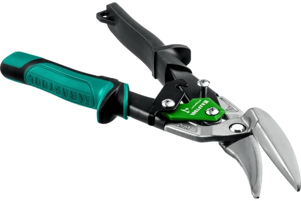 Ножницы по металлу KRAFTOOL Alligator, левые удлинённые, Cr-Mo, 280 мм 2328-LL