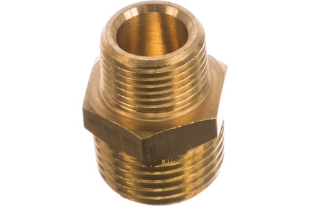 Соединитель резьбовой наружная резьба 1/2х3/8 ROCKFORCE RF-MM08/06