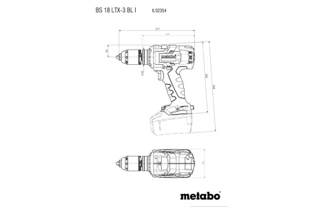 Аккумуляторный винтоверт Metabo BS 18 LTX-3 BL I без АКК и ЗУ 602354840 Аккумуляторный винтоверт Metabo BS 18 LTX-3 BL I без АКК и ЗУ 602354840