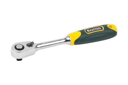 Трещотка для торцовых головок KRAFTOOL PRO, Cr-V сталь, 60 зубцов, 1/4 27794-1/4_z02 Трещотка для торцовых головок KRAFTOOL PRO, Cr-V сталь, 60 зубцов, 1/4 27794-1/4_z02