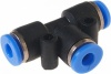 Фитинг T-образный 4 мм для пластиковых трубок ROCKFORCE RF-SPE04