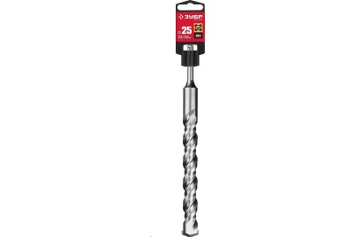 Бур по бетону ЗУБР 25х260 мм, SDS-Plus 29315-260-25