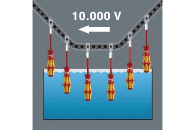 Шлицевая отвёртка WERA 160 i SL VDE SB SL 5,5x1x125 мм, на подвесе WE-100004