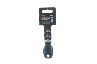 Крестовая магнитная отвертка ROCKFORCE Profi S2 PH1.0x40мм, на пластиковом держателе RF-7031040