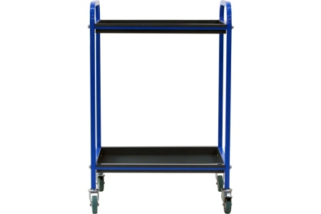 Тележка для инструментов Zatesov две полки, открытая TT-02-BLUE Тележка для инструментов Zatesov две полки, открытая TT-02-BLUE