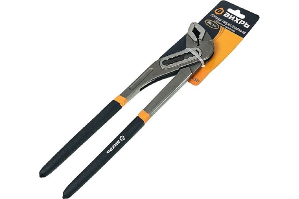 Переставные клещи 300 мм обливные рукоятки Вихрь 73/6/3/5