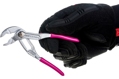 Переставные клещи KNIPEX COBRA с фиксатором, хром KN-8703125PEBK