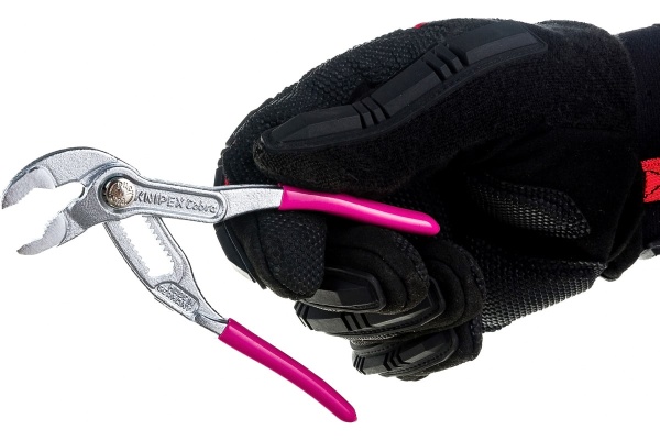 Переставные клещи KNIPEX COBRA с фиксатором, хром KN-8703125PEBK