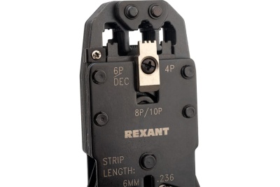Кримпер REXANT HT-200R для обжима 10P10C, 8P8C, 6P6C, 4P4C 12-3442-1
