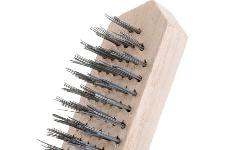 Ручная щетка SAMGRUPP с деревянной ручкой, по металлу, 6 рядов 16080