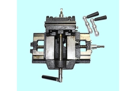 Координатные станочные тиски CNIC LTCV125 125 мм, с 2-мя суппортами 67324