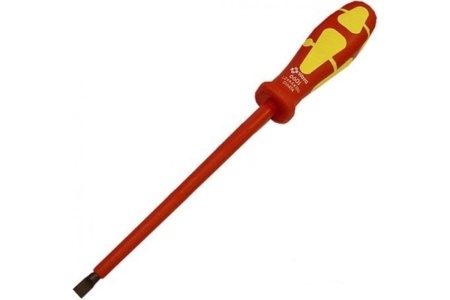 Диэлектрическая шлицевая отвертка WERA 600 i SL VDE Kraftkant Classic 1.2 x 6.5 x 150 мм WE-016404