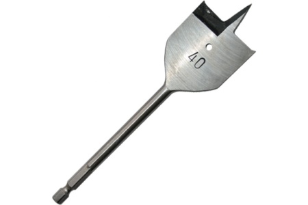 Сверло перовое по дереву (40х152 мм) ПРАКТИКА 033-031 Сверло перовое по дереву (40х152 мм) ПРАКТИКА 033-031