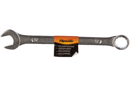 Комбинированный ключ SPARTA 17 мм, хромированный 150445