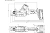 Аккумуляторная ножовка Metabo SSE 18 LTX BL Compact 602366840