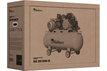 Масляный компрессор Kolner KAC 100/2400-2B кн100-2400-2б