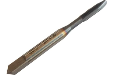 Метчик Partner M4x0.7 HSSE прямая канавка, со спиральной подточкой, H6, TiAlN (серия TS02) 319040