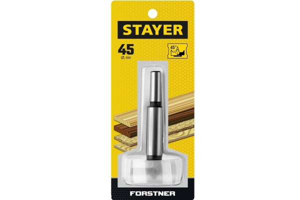 Сверло Форстнера по дереву STAYER Forstner 45х90 мм 29985-45_z01